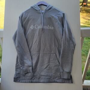 COLUMBIA Sportswear Womens LARGE Hoodie Sweatshirt Gray